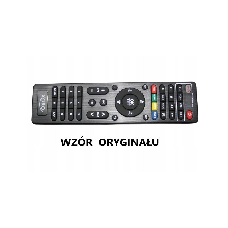 PILOT XORO HRT7624 HRT7624NP do dekodera DVB-T2 ZAMIENNIK